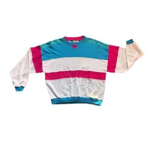 Static international multi coloured crewneck sweatshirt